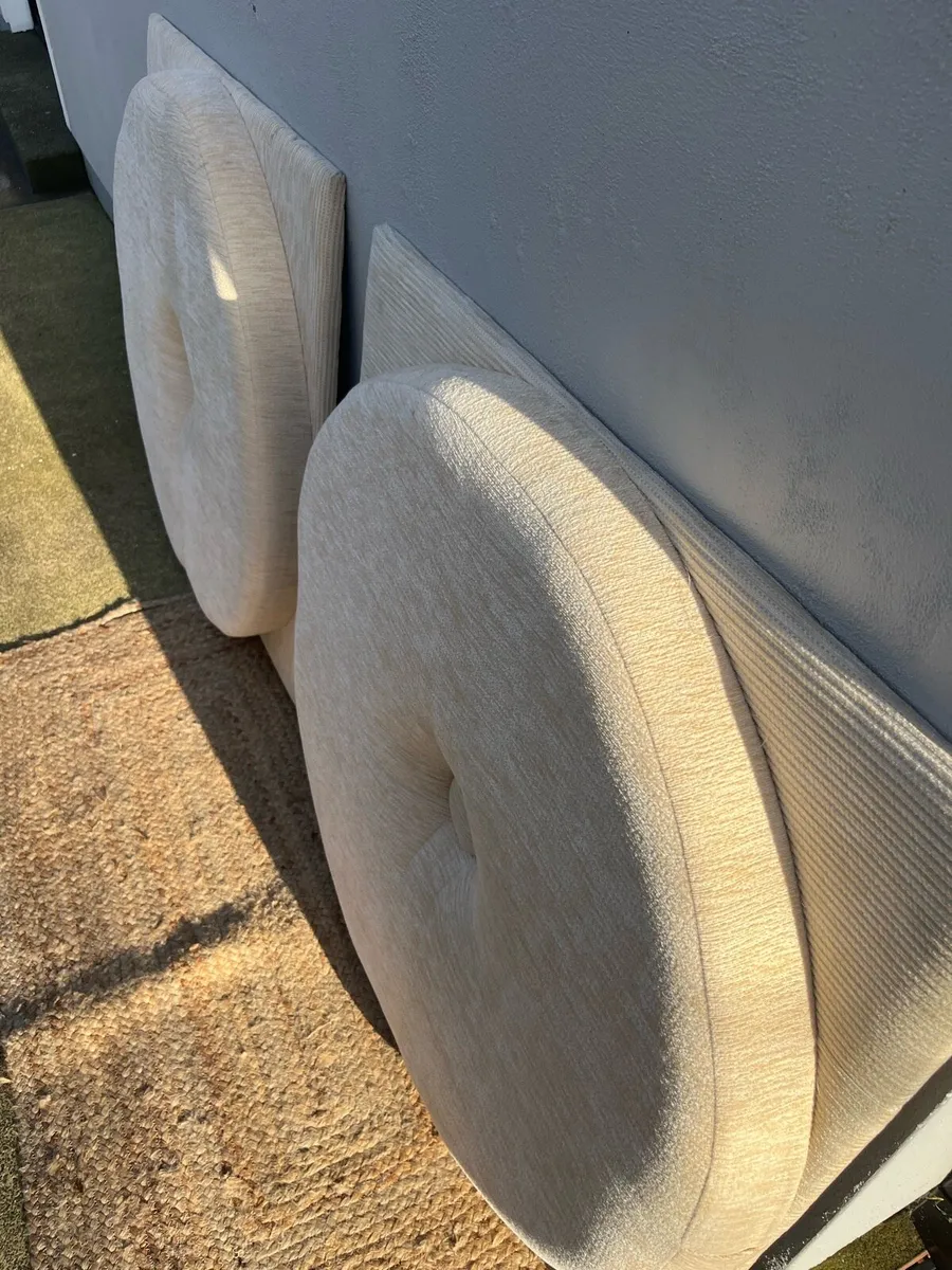 Custom Made Upholstered Headboards - Pair - Image 3