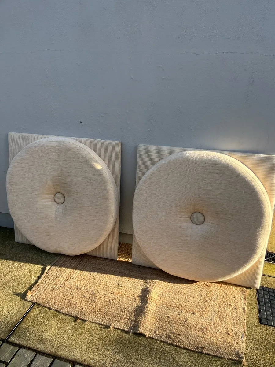 Custom Made Upholstered Headboards - Pair - Image 4