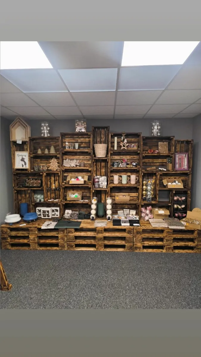 Modular Pallet Display Shelving - Image 1