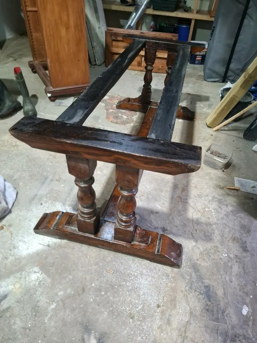 Antique Dining Table frame - Image 1