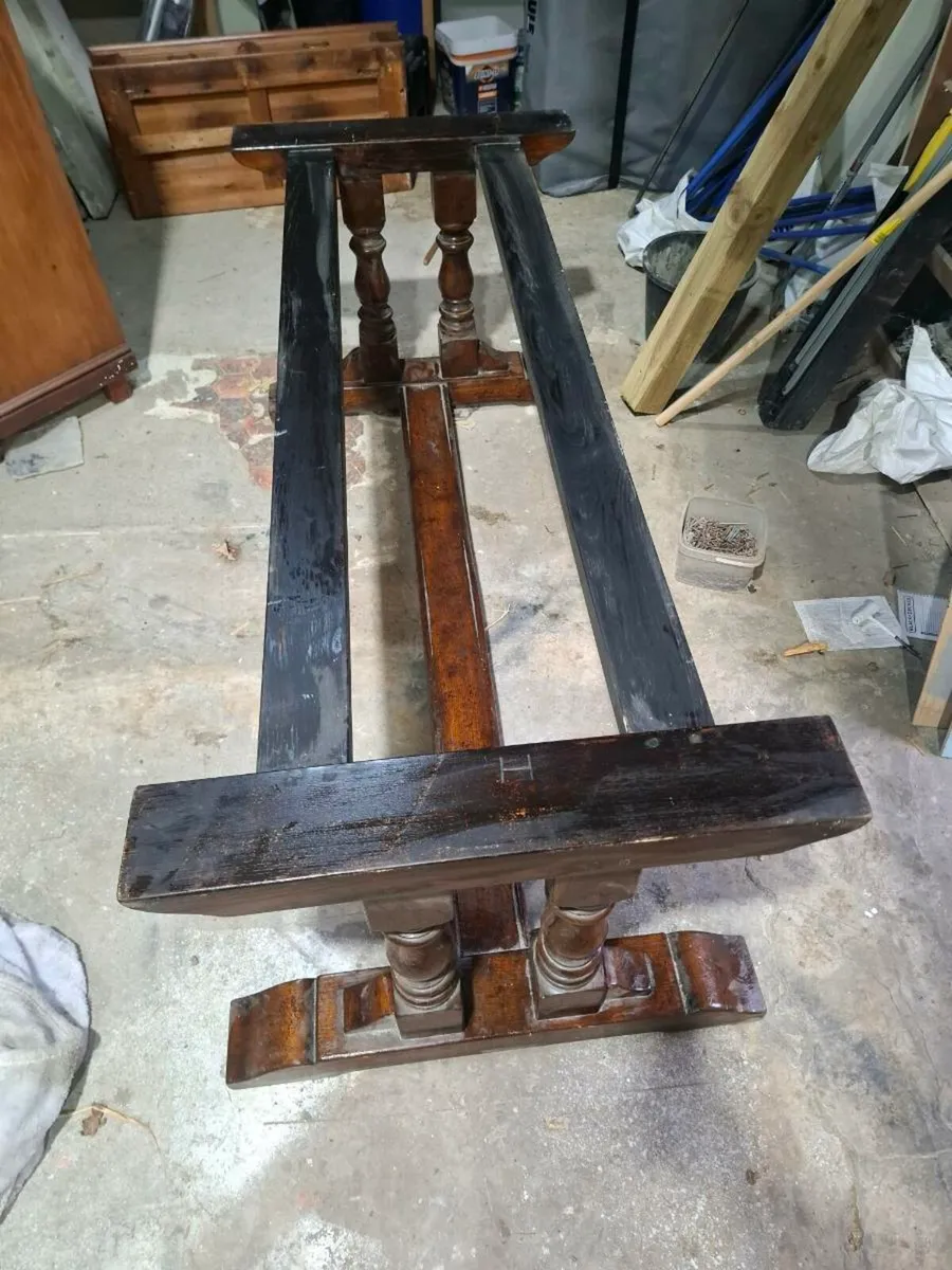 Antique Dining Table frame - Image 2