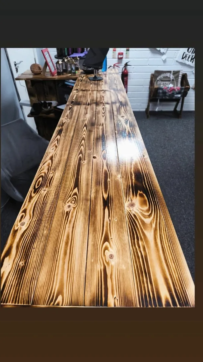 Custom-built L-shaped retail reception / checkout - Image 4