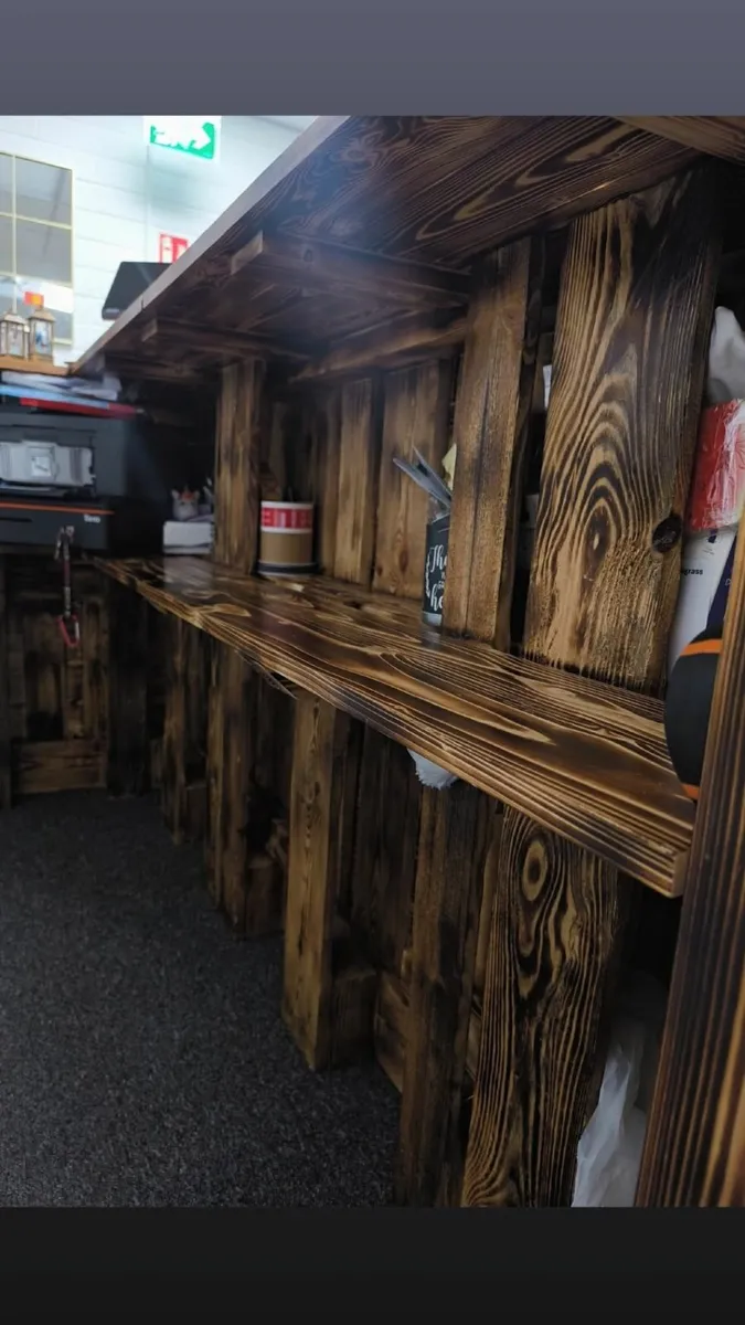 Custom-built L-shaped retail reception / checkout - Image 3