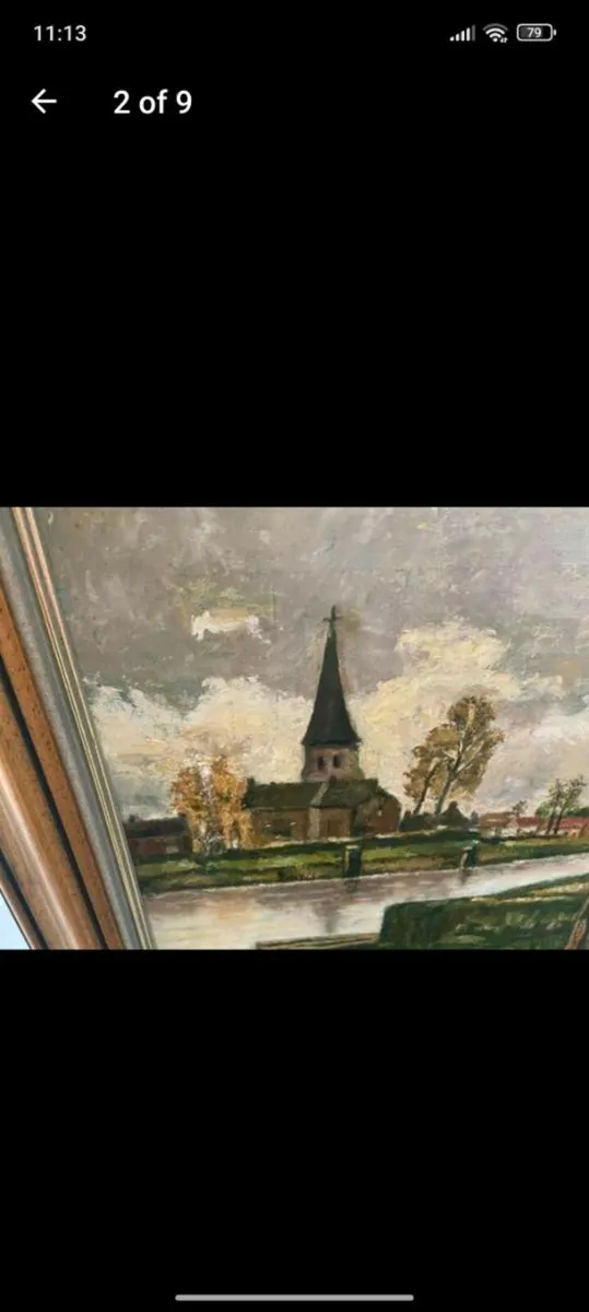 Original oil painting of ? Dutch landscape c.20th - Image 2
