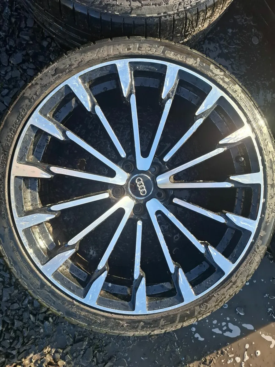 20" Audi Alloys with tyres - Image 1