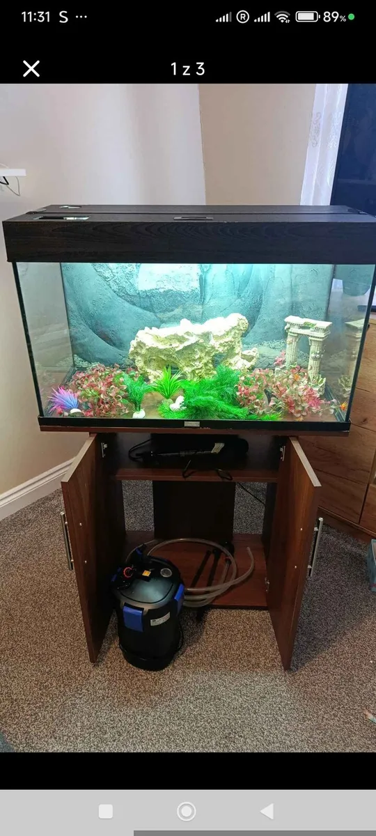 Juvela 120 l aquarium with cabinet - Image 1