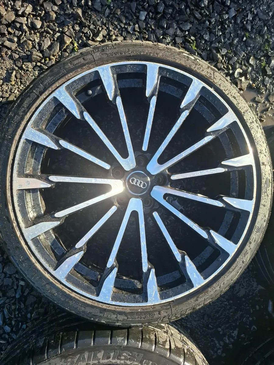 20" Audi Alloys with tyres - Image 2