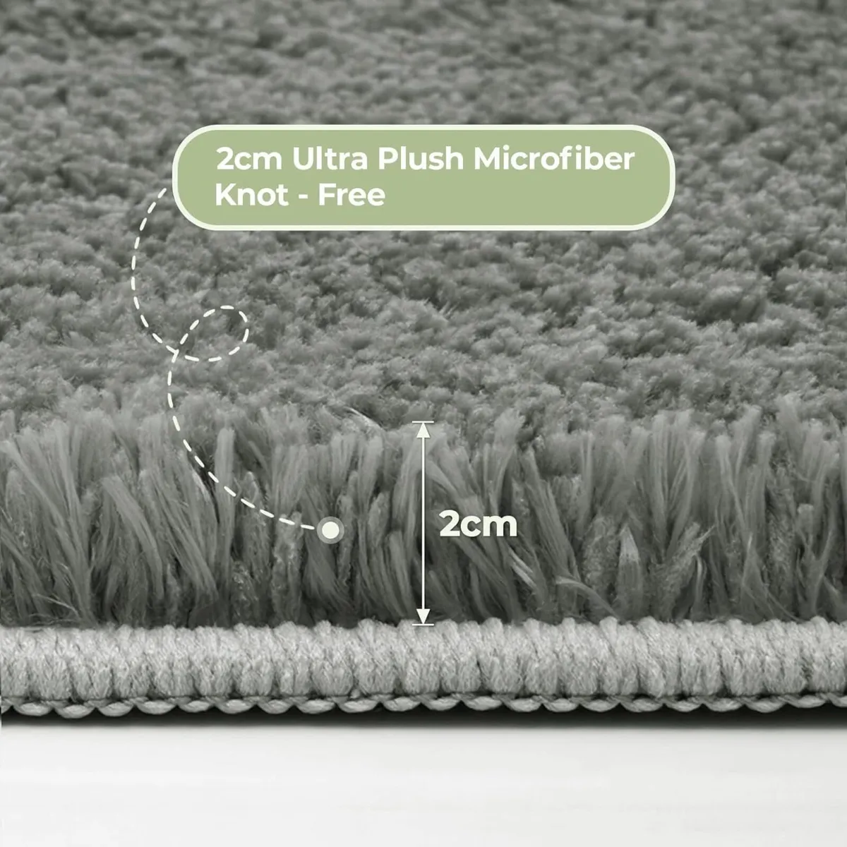 Fluffy Living Room Rug Extra Large Shaggy Carpet - Image 3