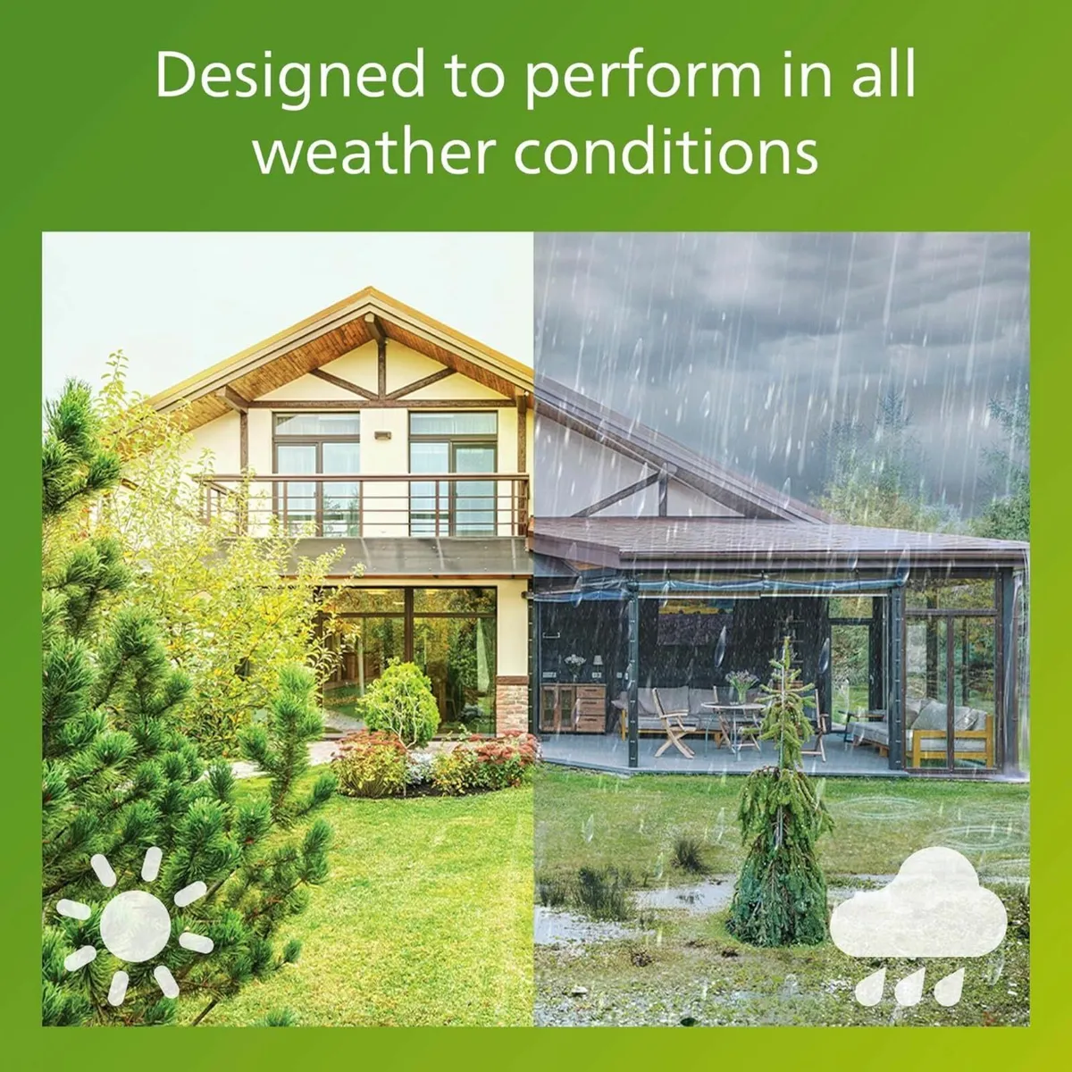 Ezra UltraEfficient Outdoor Solar Wall Light with - Image 4