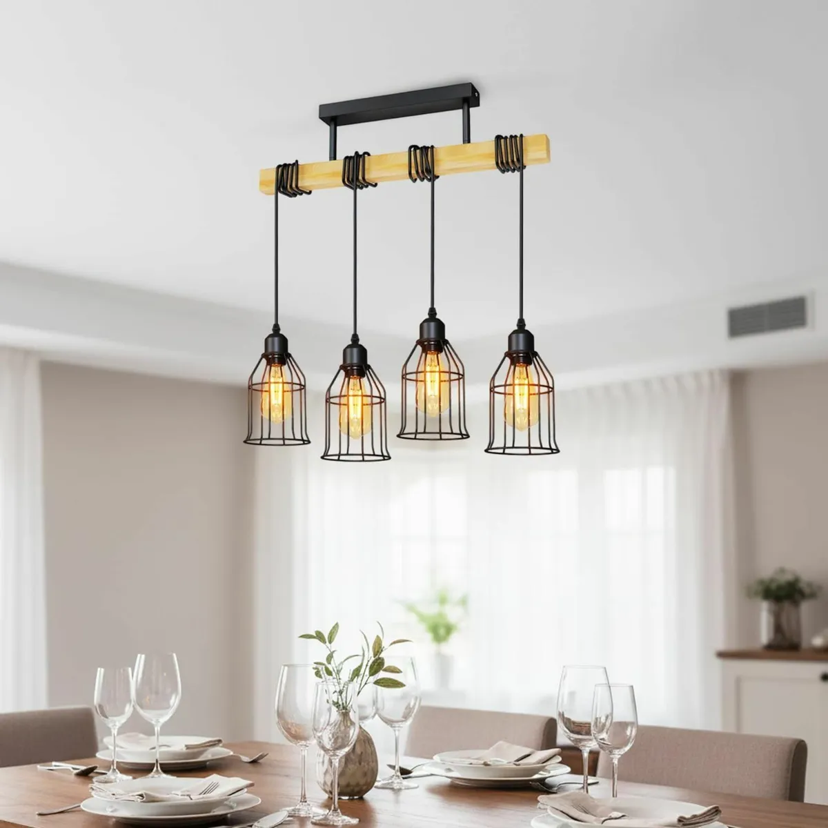 Black Kitchen Lights Ceiling Pendant Lighting - Image 1