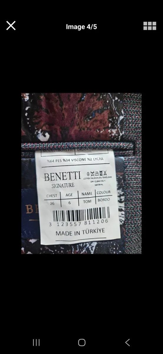 Boys communion suit age 6 years - Image 4