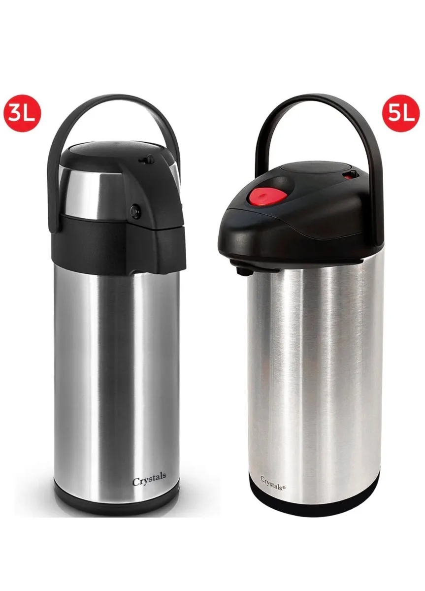 Tea Coffee Vacuum Airpot Flask 3L or 5Litre NEW - Image 1