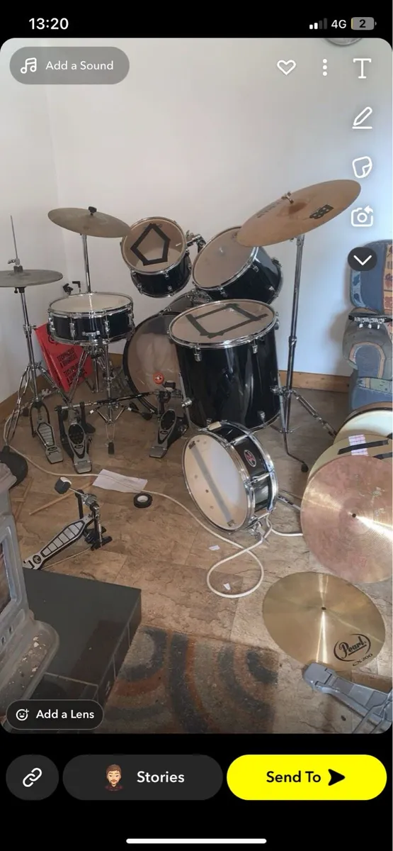 Drum kit pearl target series - Image 1