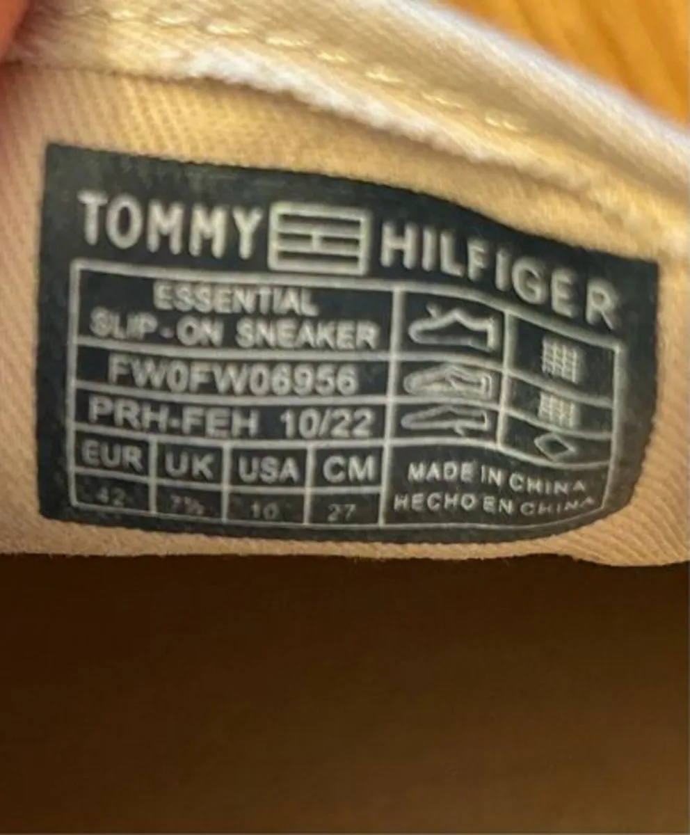 Tommy Hilfiger womens canvas shoes 7.5UK 42EU - Image 2