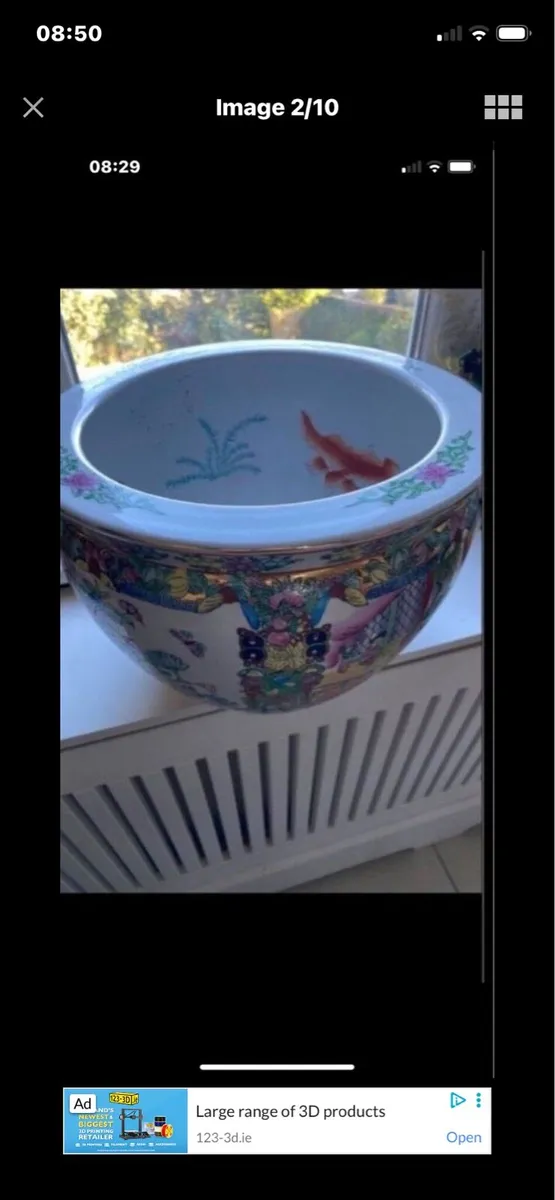 Large Vintage Chinese Planter - Image 2