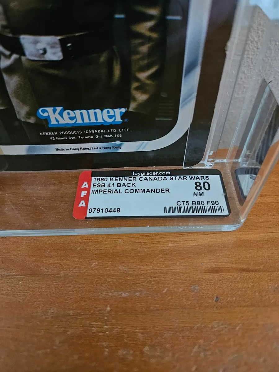 Vintage Star Wars ESB Imperial Commander AFA80 - Image 2