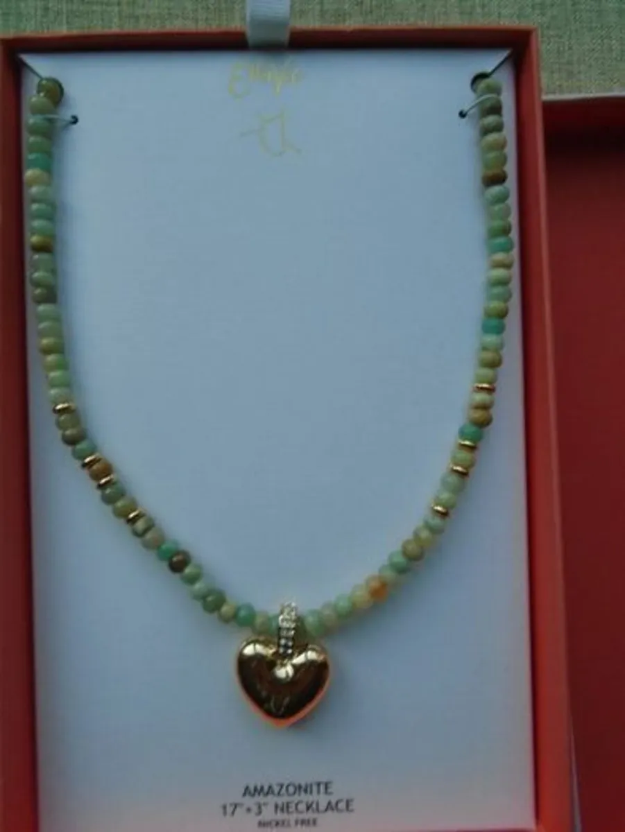 New gemstone necklace, Valentine's day, Jewellery - Image 1