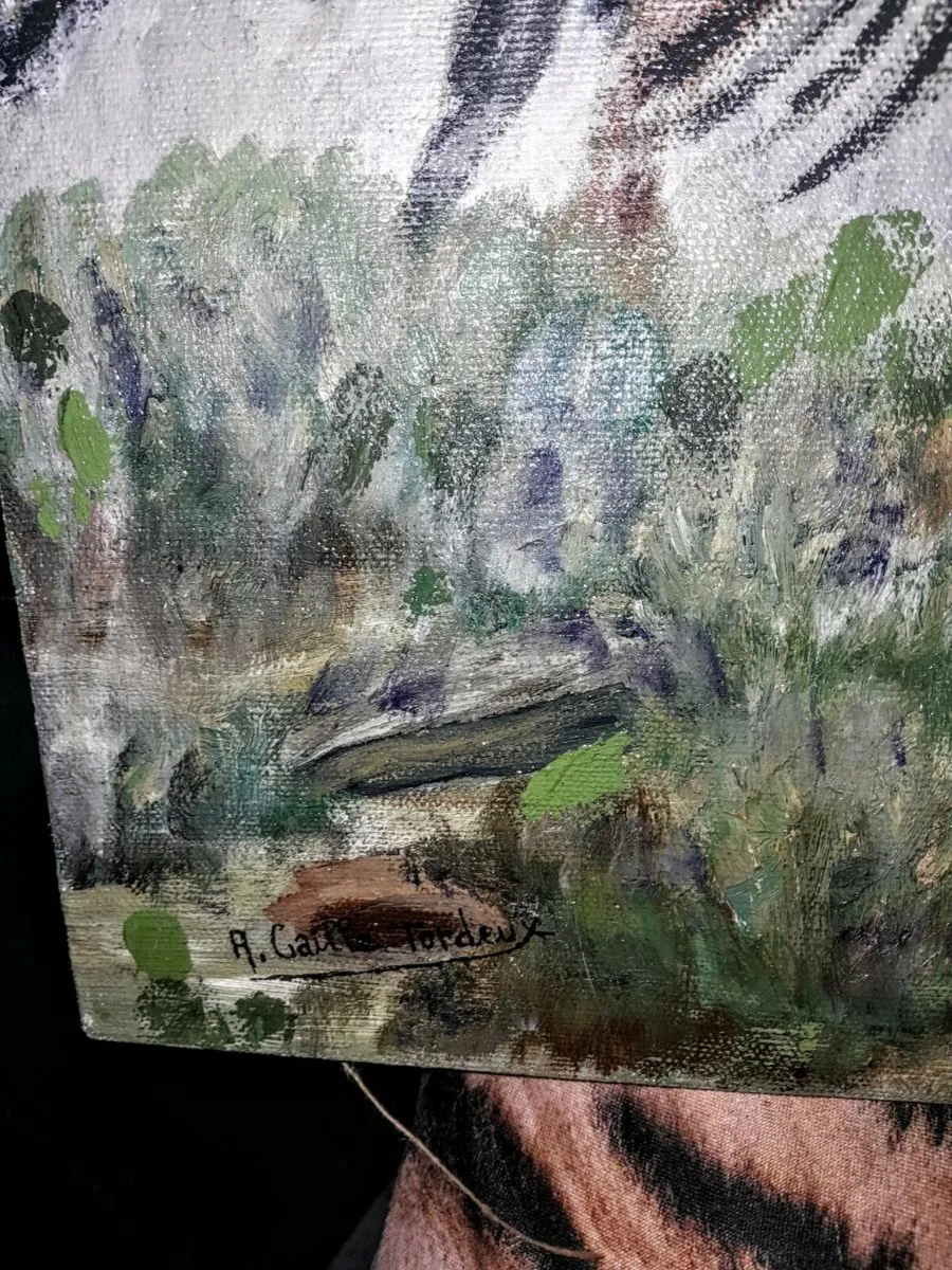 "The Herd" painting on canvas - Image 2