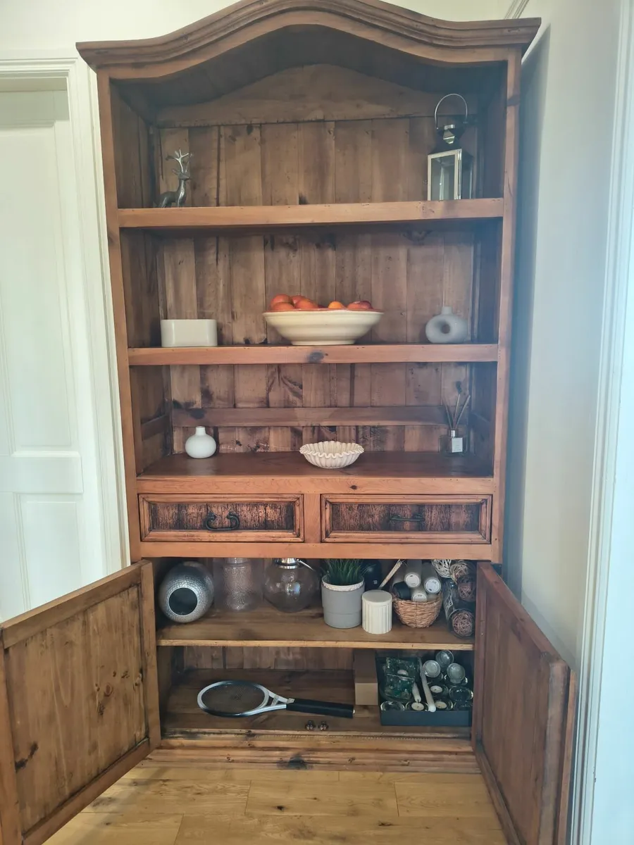 Solid wood dresser, display cabinet, bookcase - Image 2