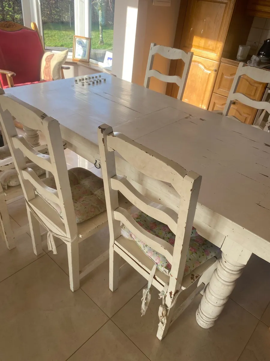 Table and chairs , dresser and corner chairs unit - Image 2