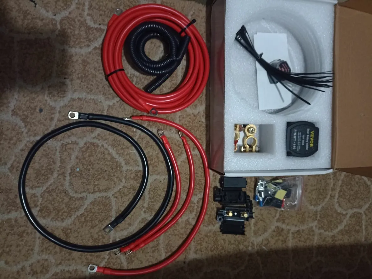 12V 140A Split charge relay Kit for Van - Image 2