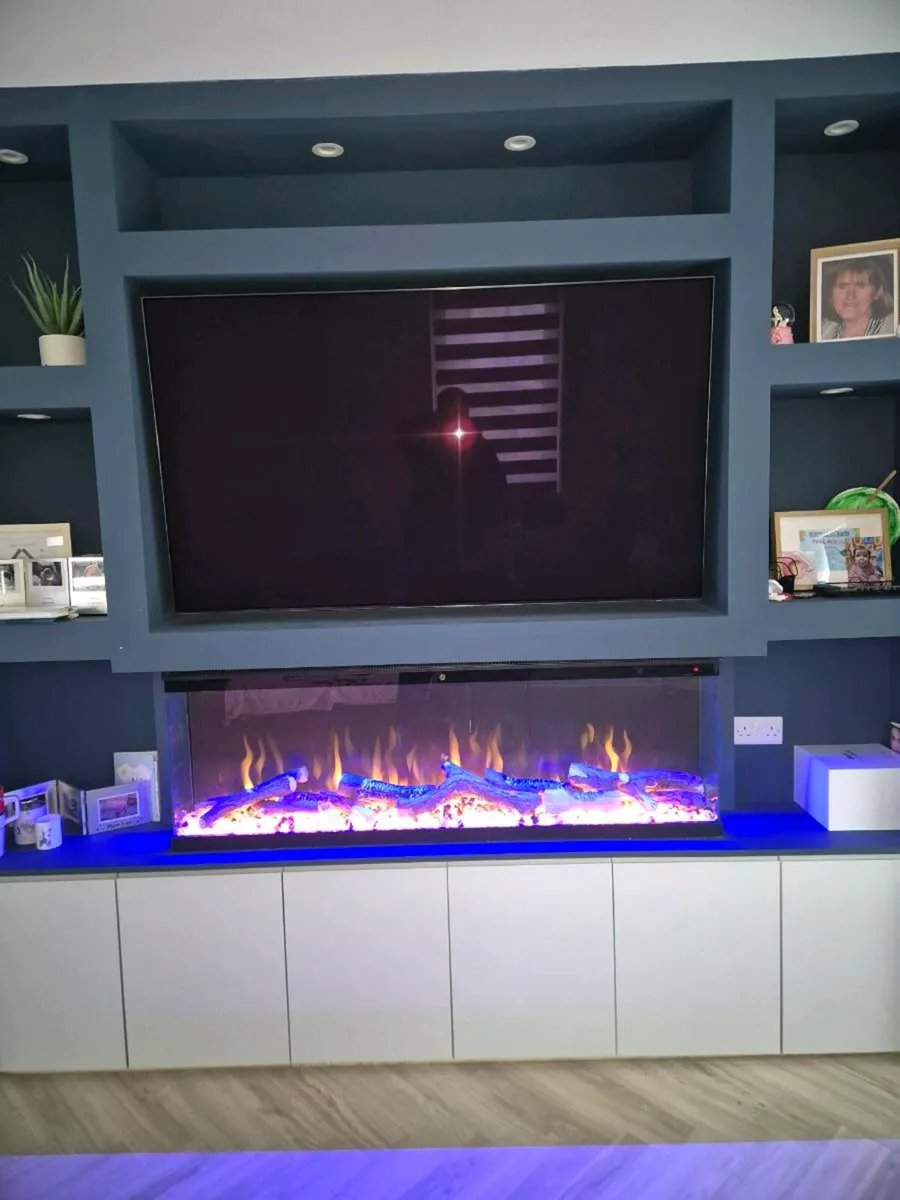 60" Electric Fireplaces. Free delivery in all Irel - Image 4