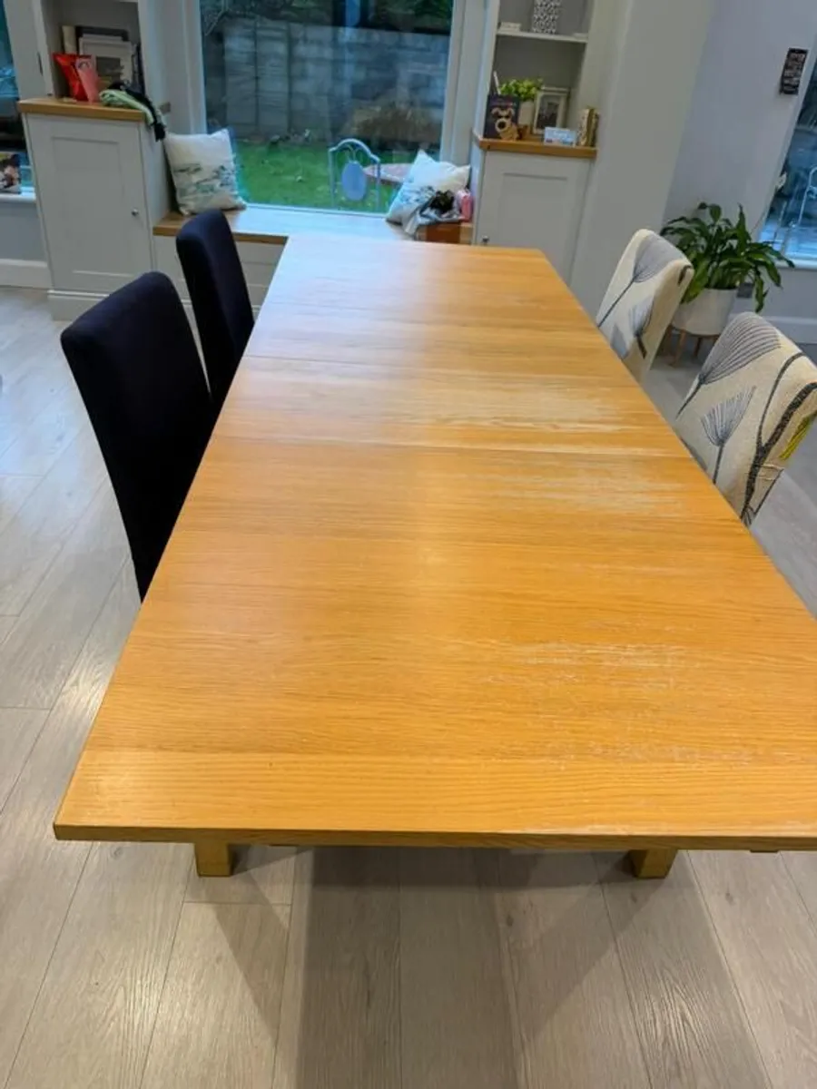 Extendable Ikea Dining Table + 4 Chairs - Image 4