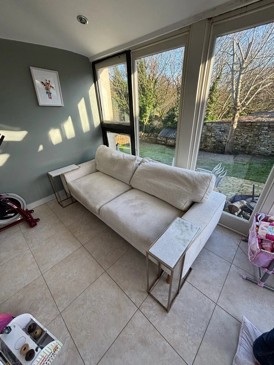 Harvey Norman Fabric Sofa - Stylish & Comfortable - Image 2