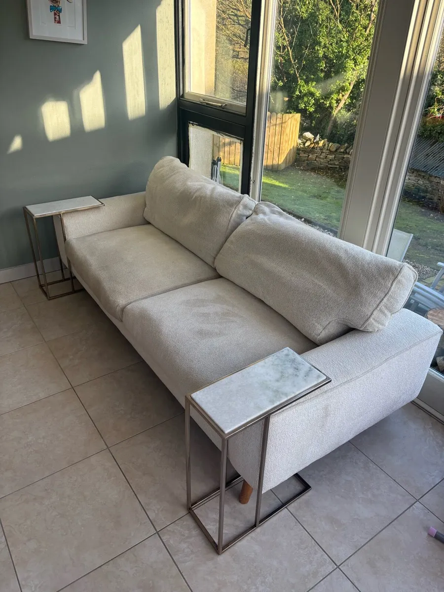 Harvey Norman Fabric Sofa - Stylish & Comfortable - Image 3