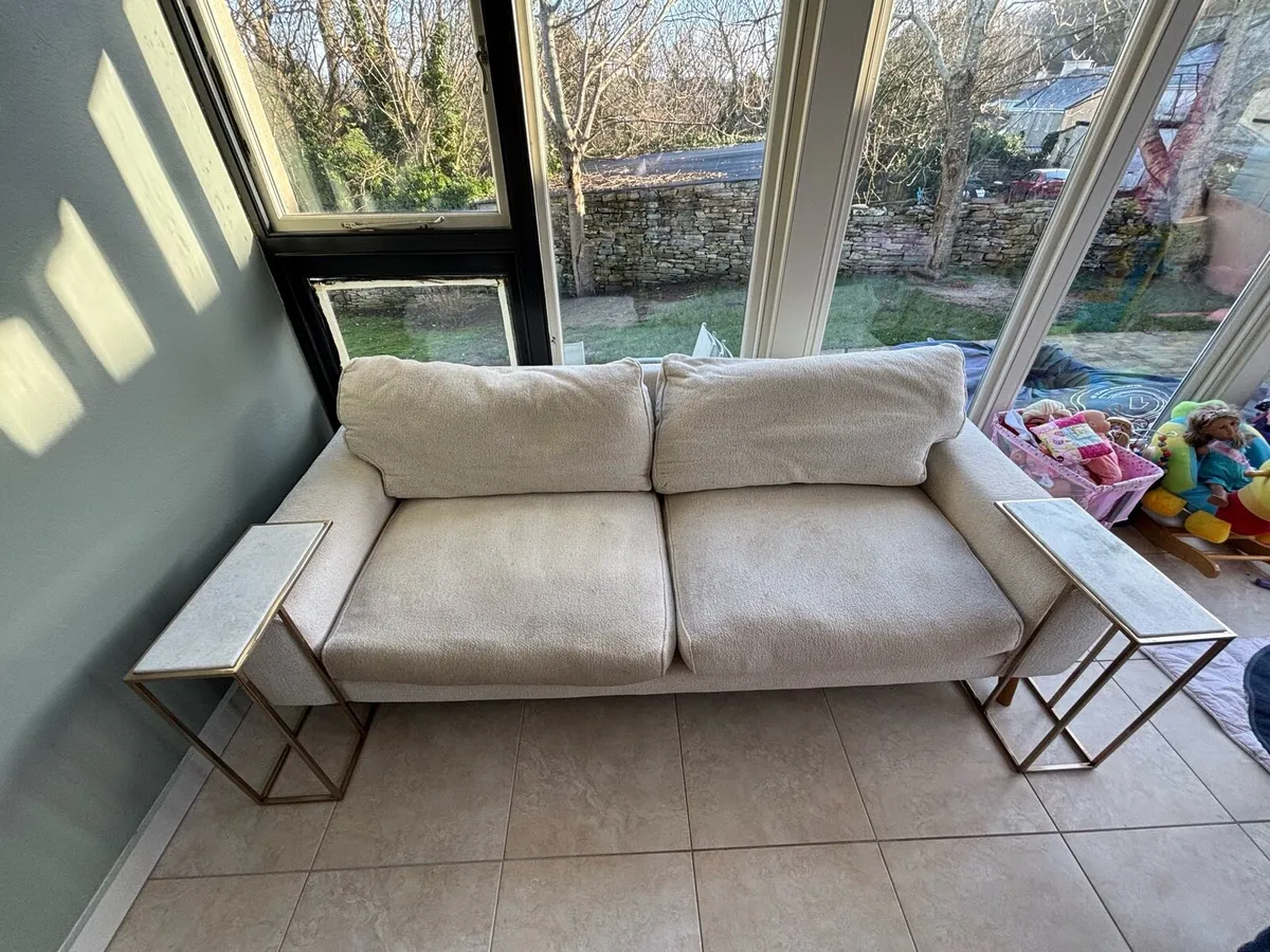 Harvey Norman Fabric Sofa - Stylish & Comfortable - Image 4