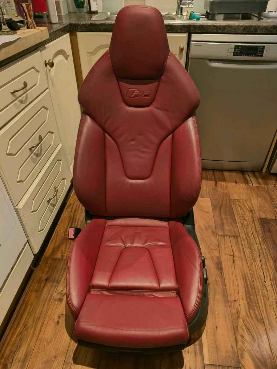 Audi S5 Coupe Red Leather Interior complete B8 200 - Image 1