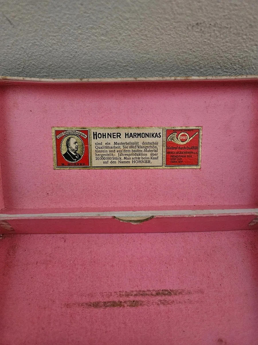 Vintage German Hohner Hermonica - Image 3