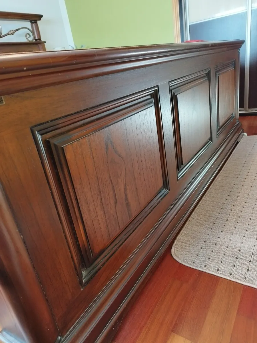 bed frame solid wood super king size - Image 2