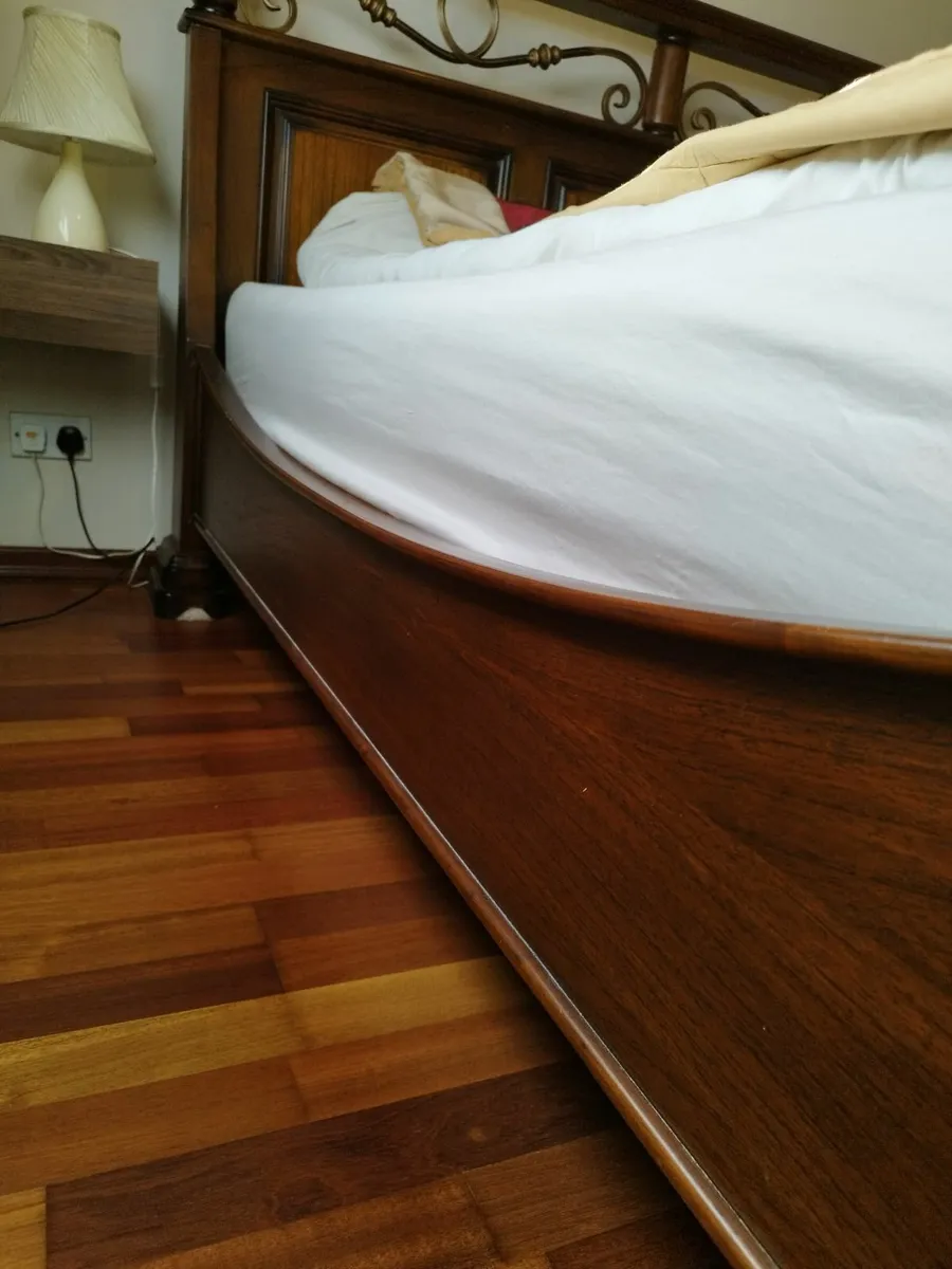 bed frame solid wood super king size - Image 3