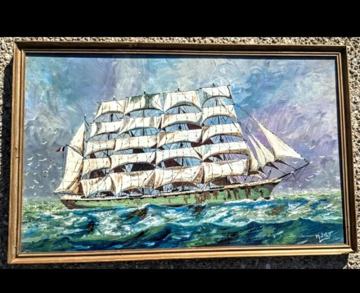 Large oil painting - Image 1