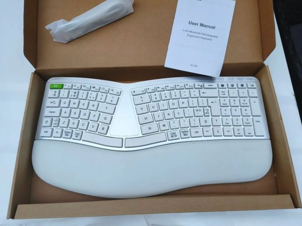 Ergonomic Rechargeable Keyboard - Image 2