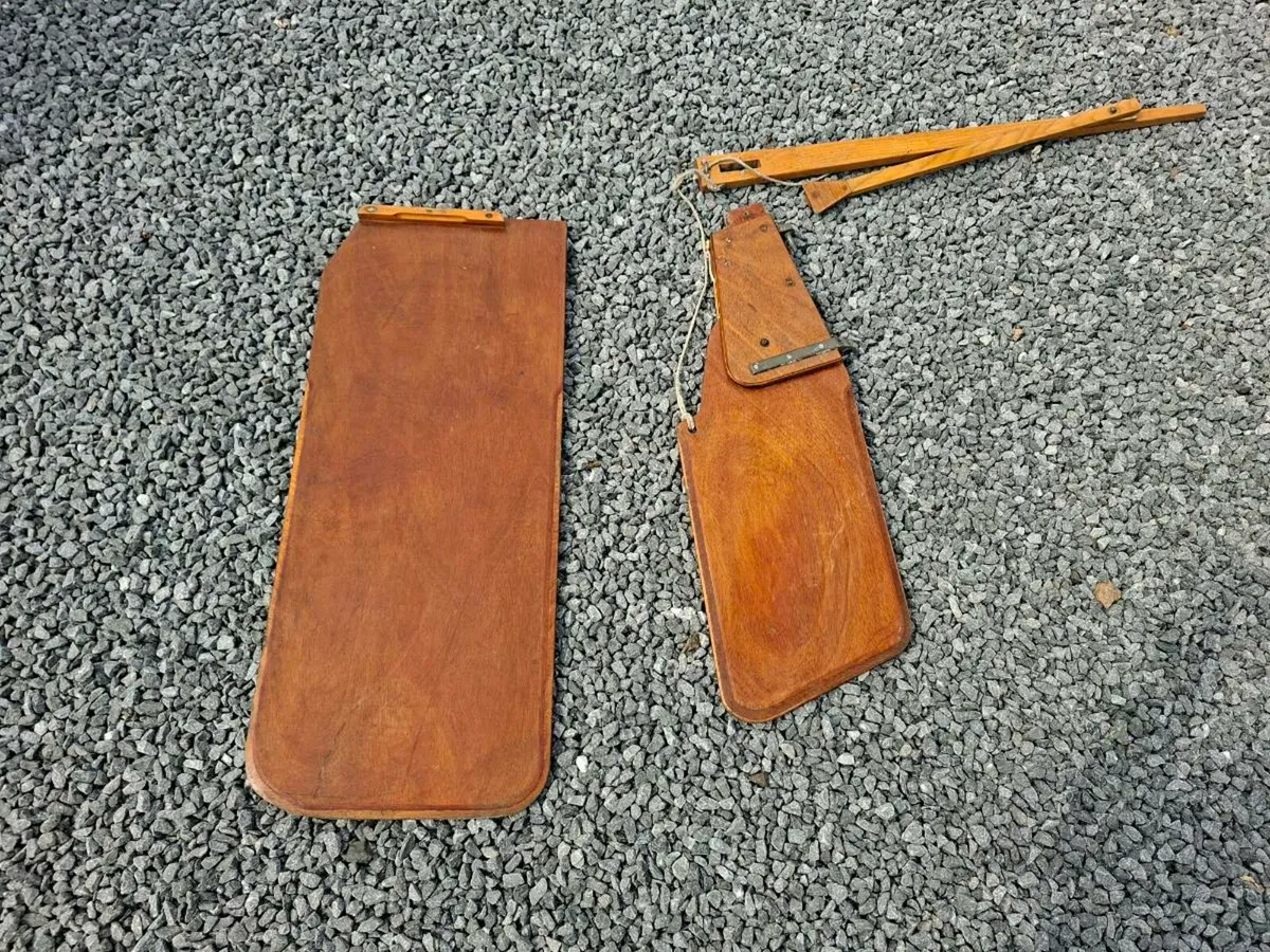 Mirror dinghy rudder and daggerboard