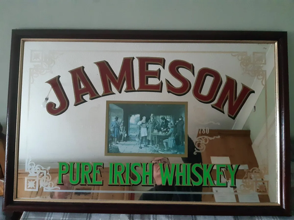 Jameson whiskey Mirror - Image 1