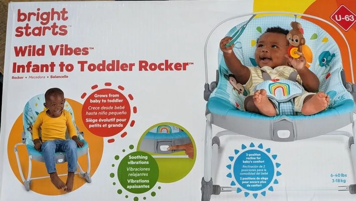 Bright Stars Baby to Toddler Rocker - Image 2