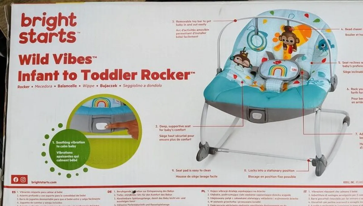 Bright Stars Baby to Toddler Rocker - Image 3