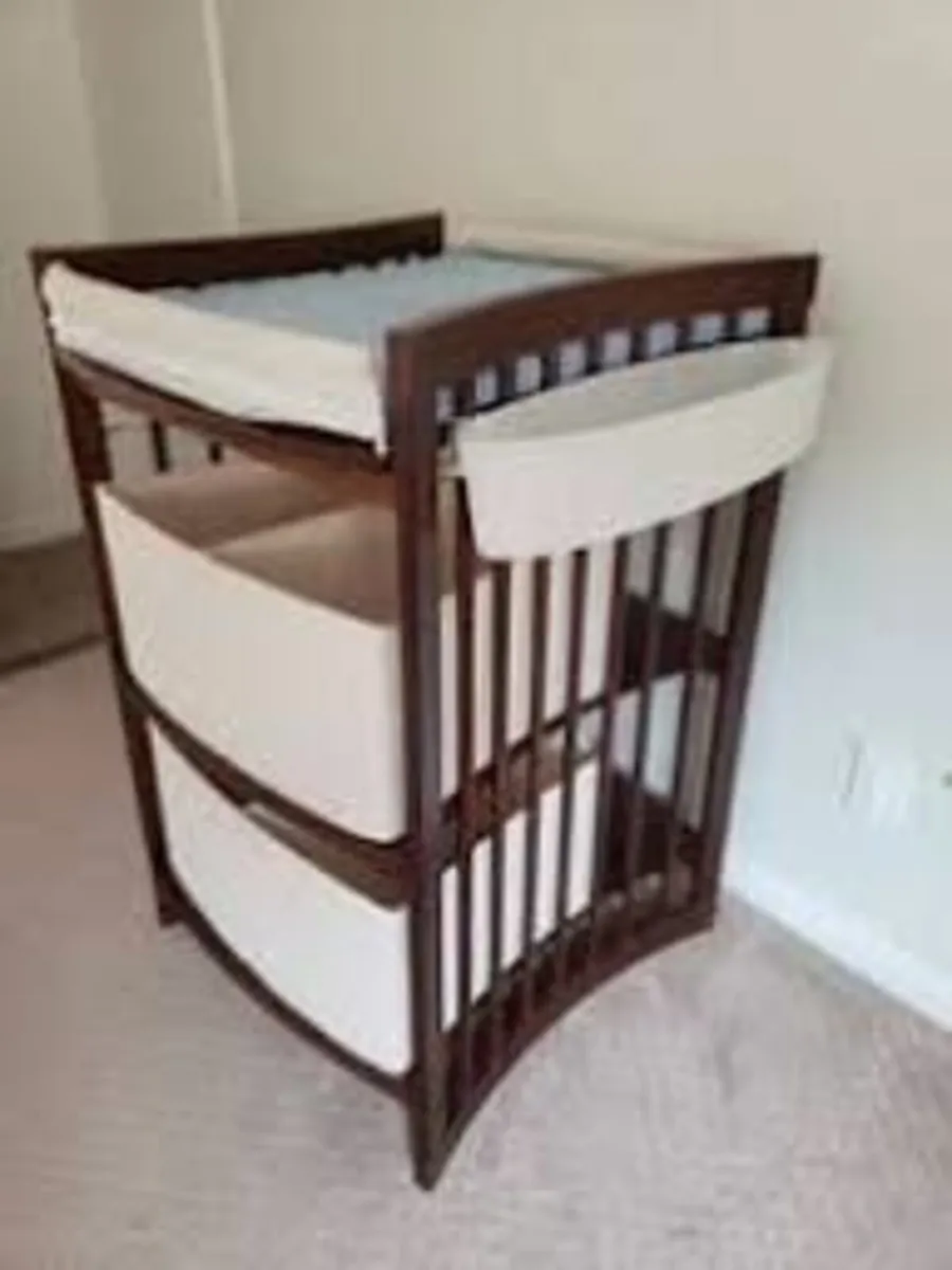Stokke Baby Changing Unit and Adjustable Crib/Bed - Image 3