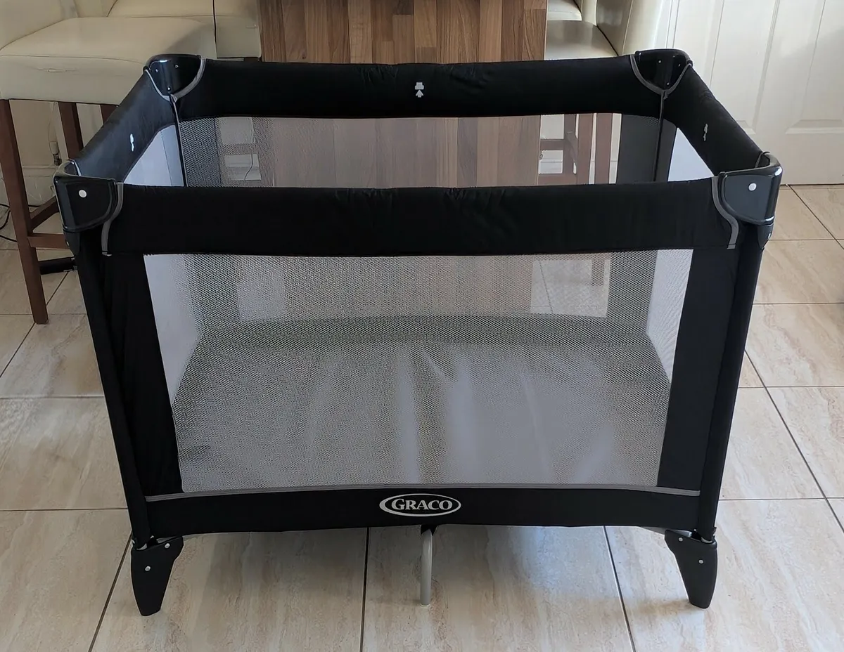 Graco Travel Cot - As New - Image 1