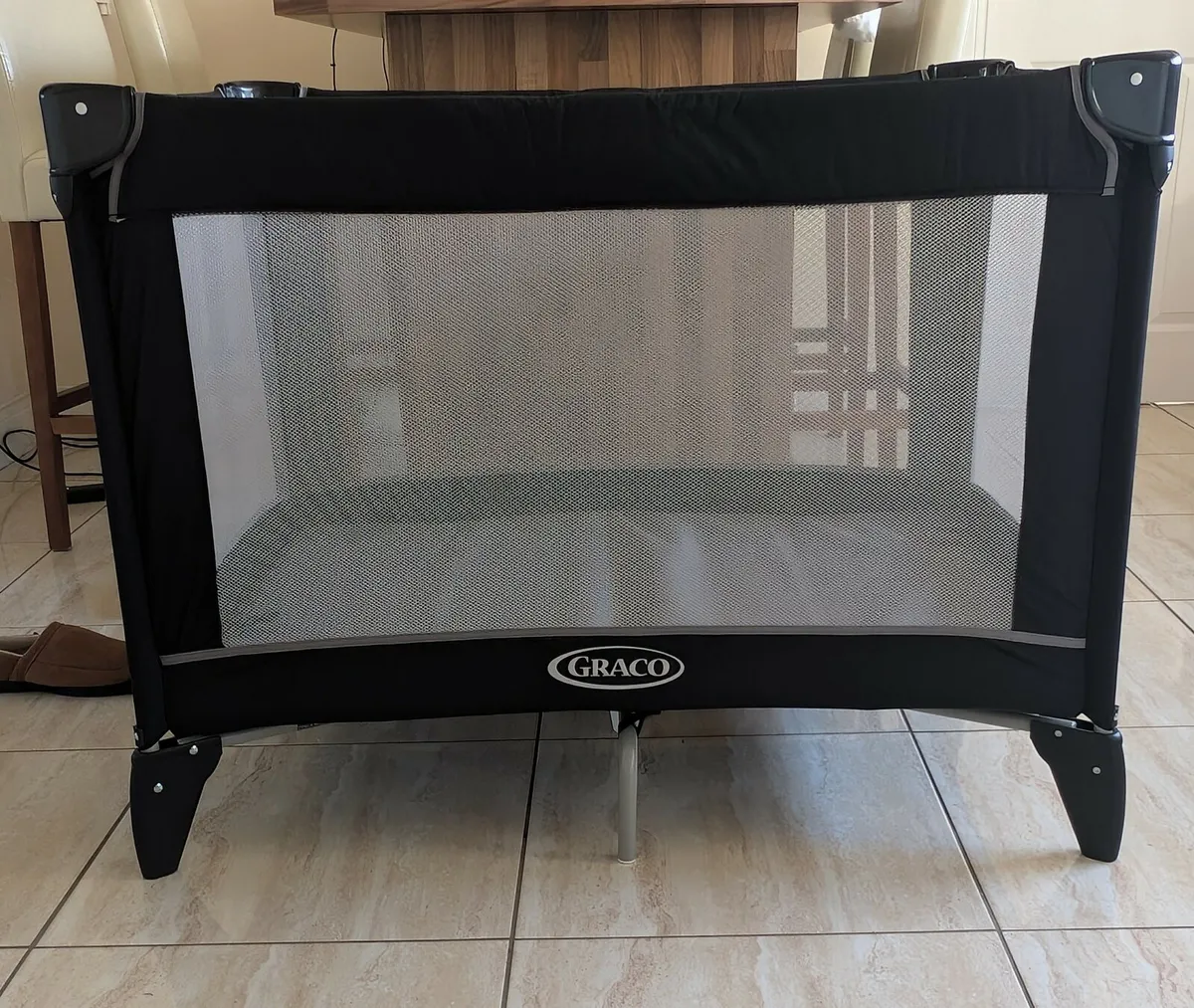 Graco Travel Cot - As New - Image 4