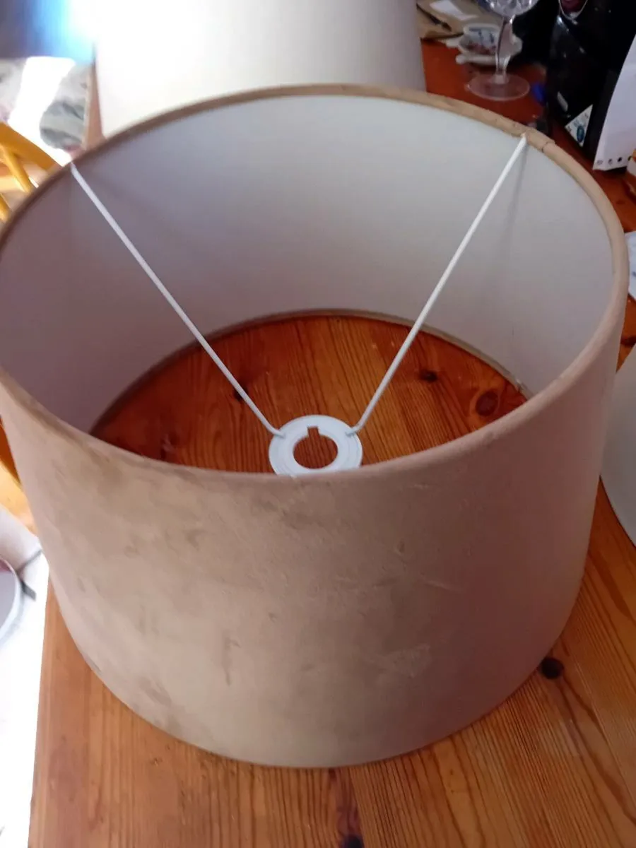 2 lamps and 3 shades - Image 4