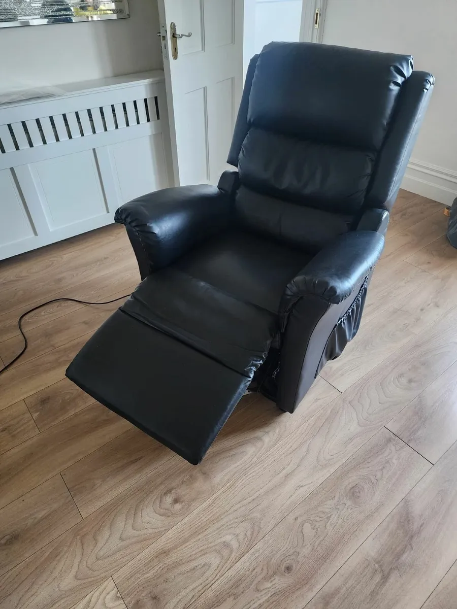 Leather Electric Power Lift Senior Chair, - Image 2