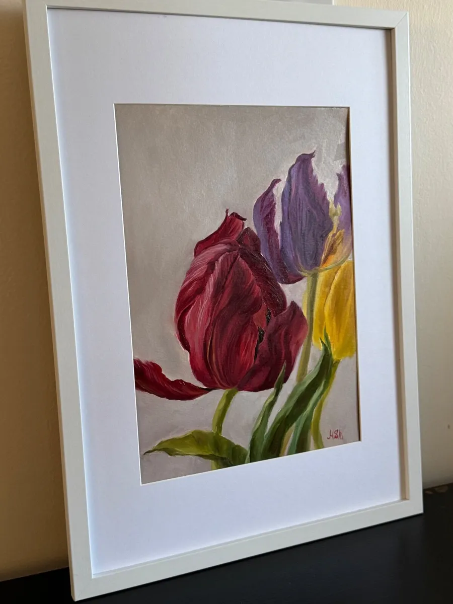Oil painting tulips - Image 2