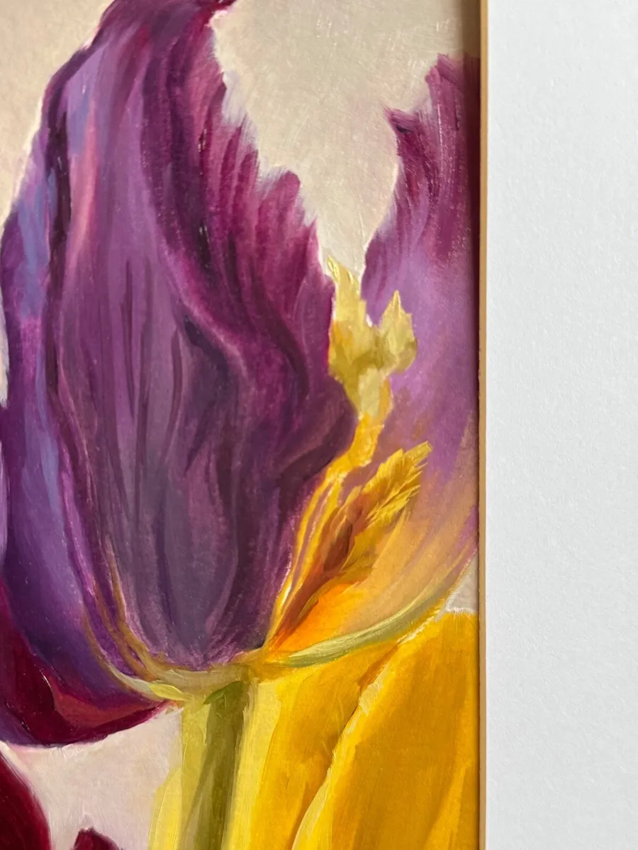 Oil painting tulips - Image 4