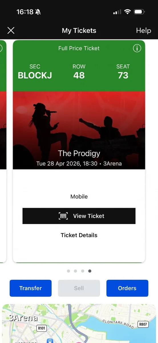 The Prodigy/Carl Cox 3 Arena tickets