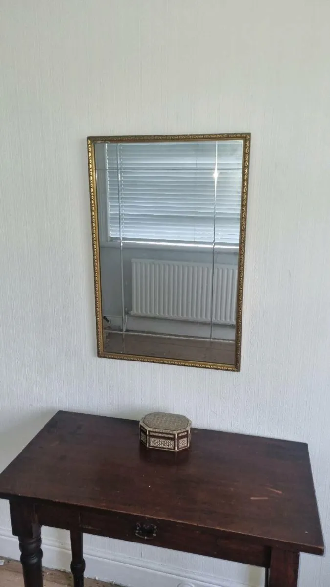 Vintage Gilt Framed Gold Mirror