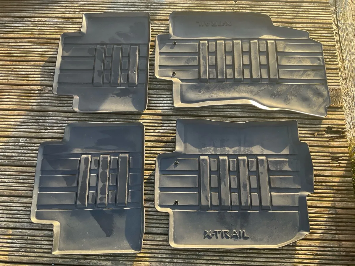 Rubber car mats for Nissan X Trail  T32 2013- 2020 - Image 2